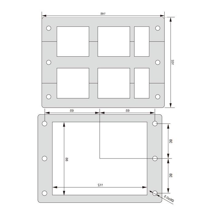 KPL电缆进入系统，KIT（带模块），IP65，火焰等级UL94-V0， KPL 48/18C, 98040402